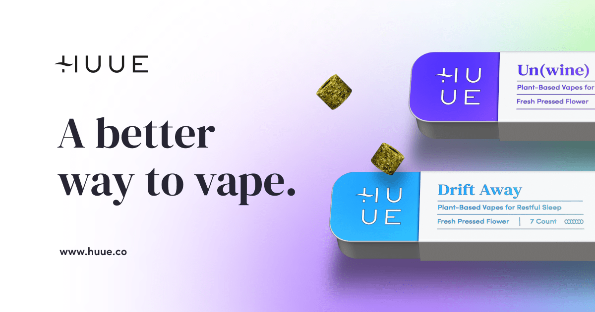 Bounce Back PlantBased Vapes for Pain Relief by Huue